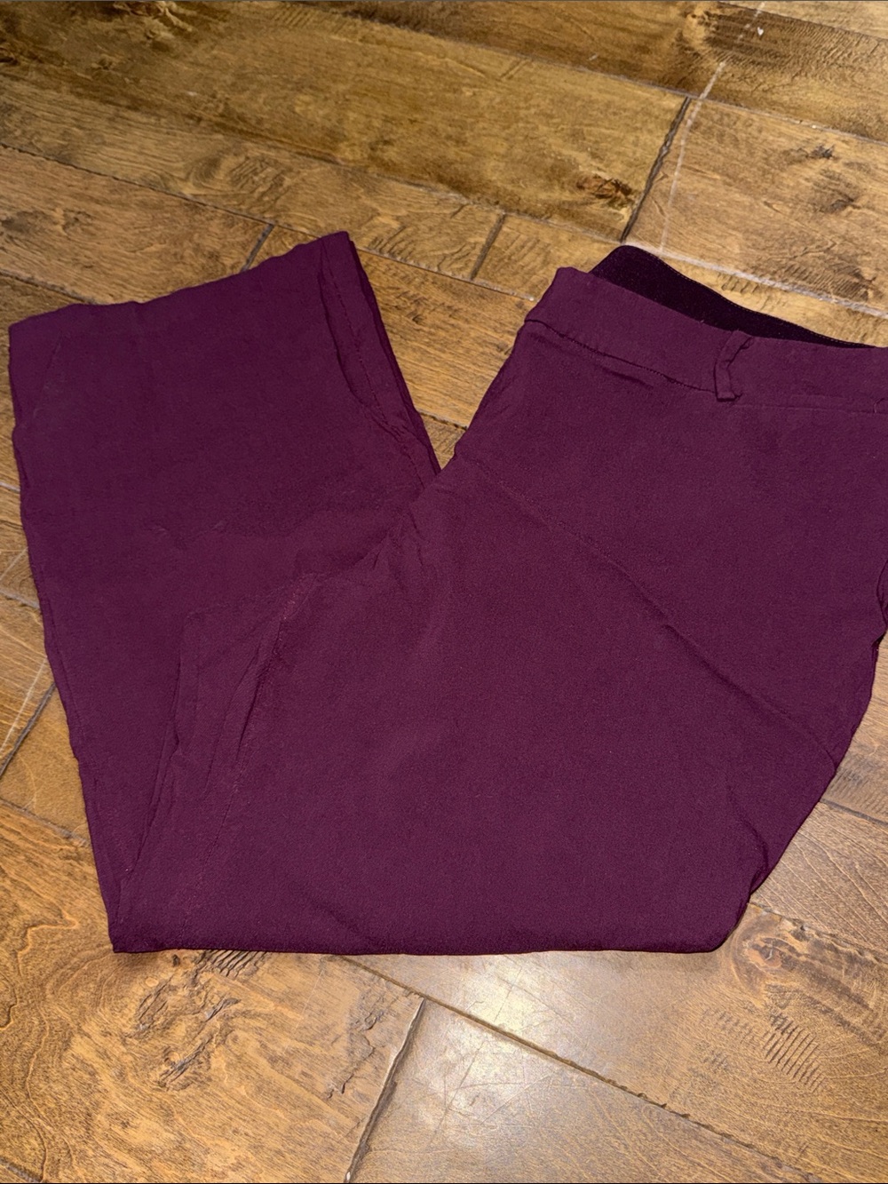 Lane Bryant Burgundy Women's Trousers